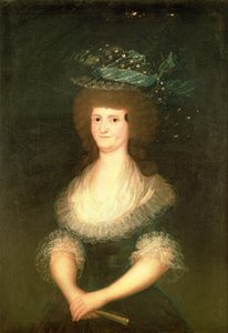 Portret królowej Marii Luizy (1751-1819), żony króla Hiszpanii Karola IV (1788-1808)